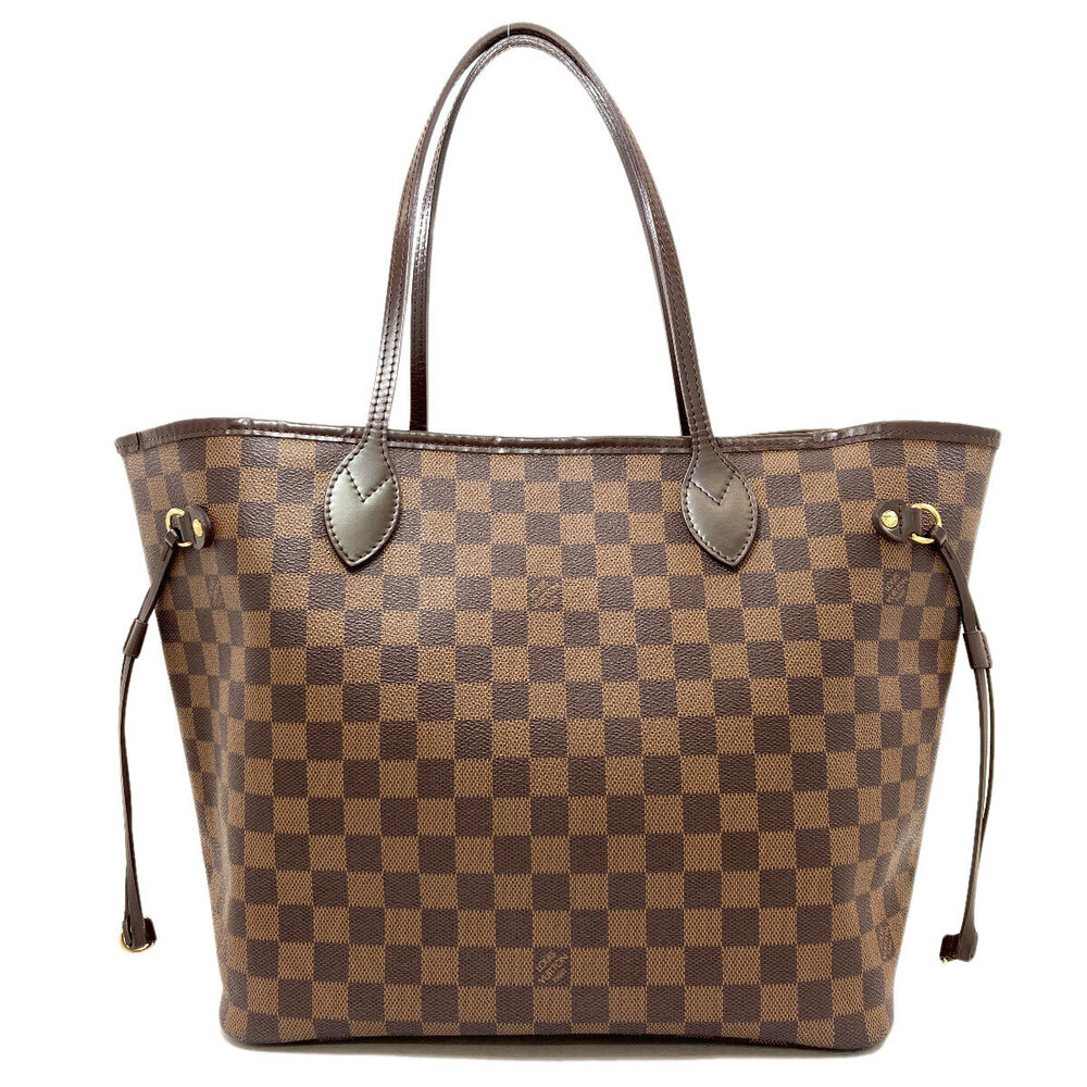 Louis Vuitton Bag Neverfull Damier Tote Canvas Brown